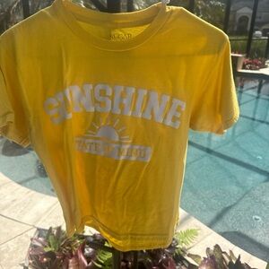 Sugar Yellow 'Sunshine' Short-Sleeve Kids Tee